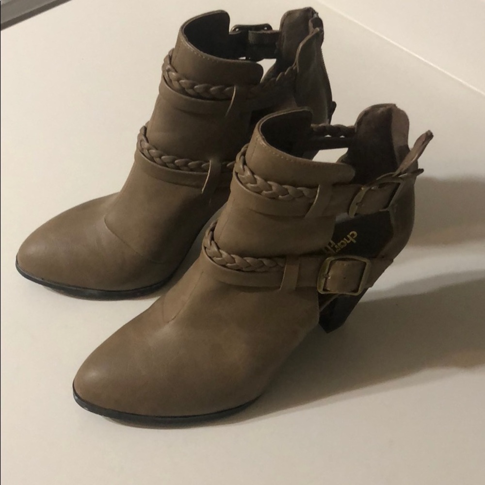 Strappy Bootie Heels